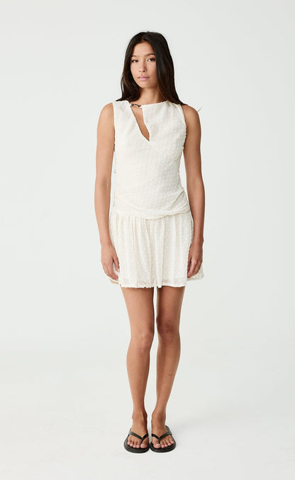 Fia Mini Dress (Cream)