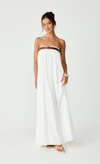 Garden Party Maxi Dress (Off White)