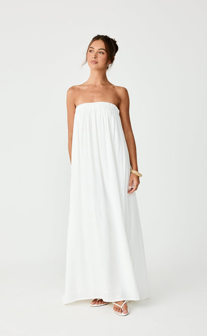 Garden Party Maxi Dress (Off White)
