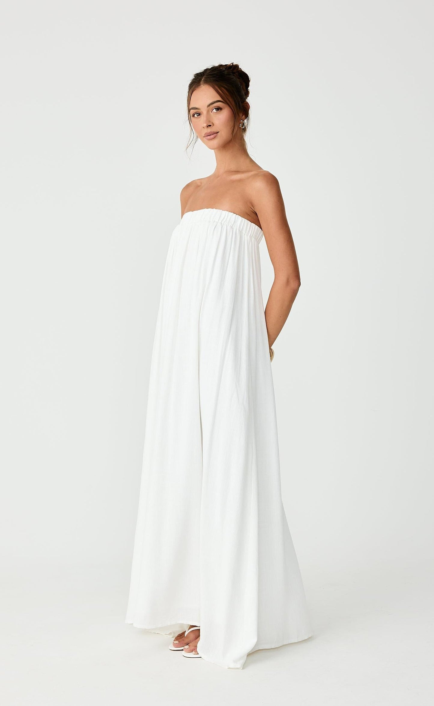 Garden Party Maxi Dress (Off White)