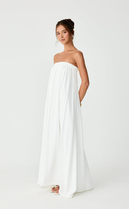 Garden Party Maxi Dress (Off White)