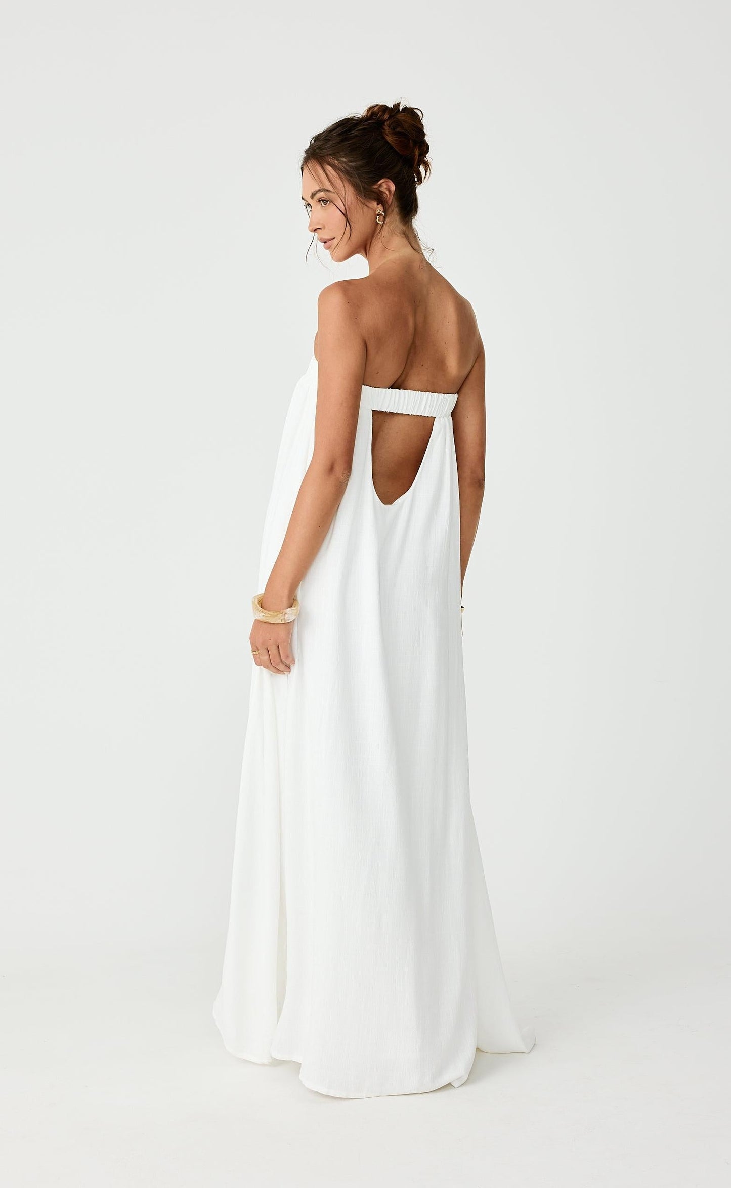 Garden Party Maxi Dress (Off White)