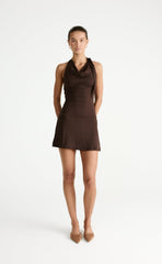 Jairo Mini Dress (Chocolate)