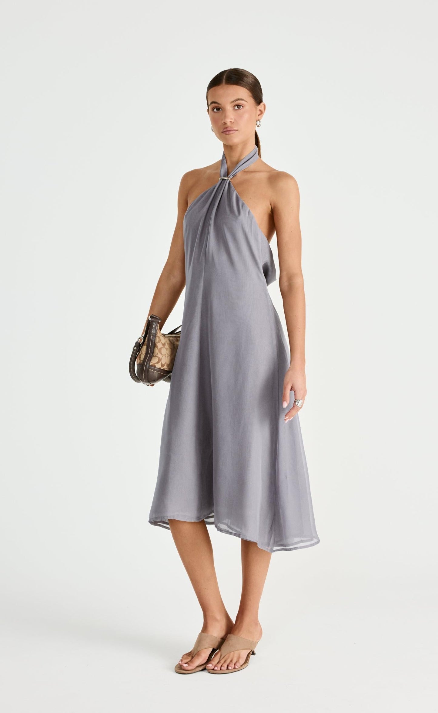 Merritt Midi Dress (Cloudy)