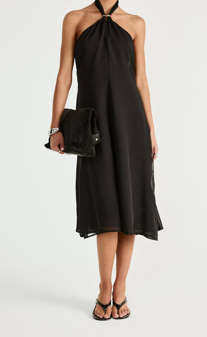 Merritt Midi Dress (Black)