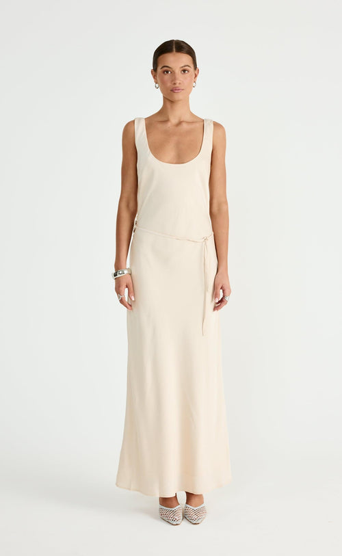 Greer Maxi Dress (Oat)