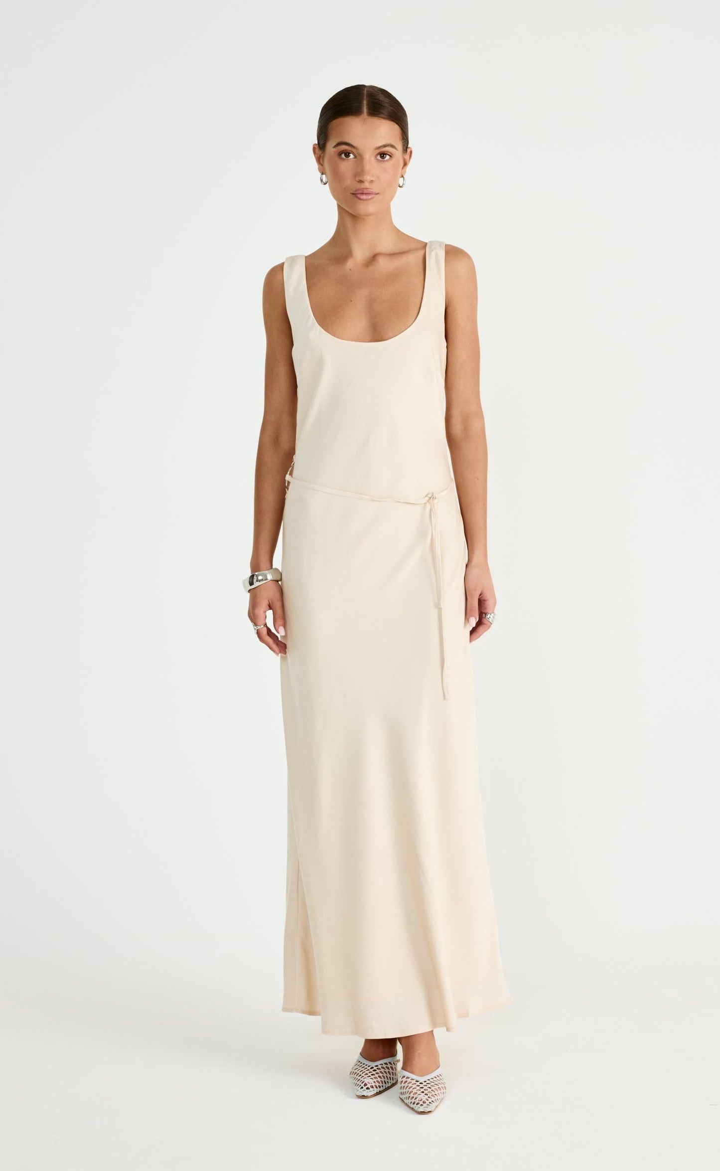 Greer Maxi Dress (Oat)