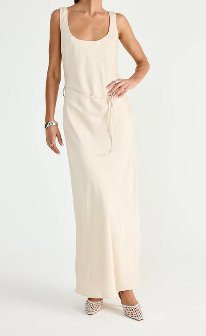 Greer Maxi Dress (Oat)