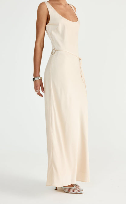 Greer Maxi Dress (Oat)