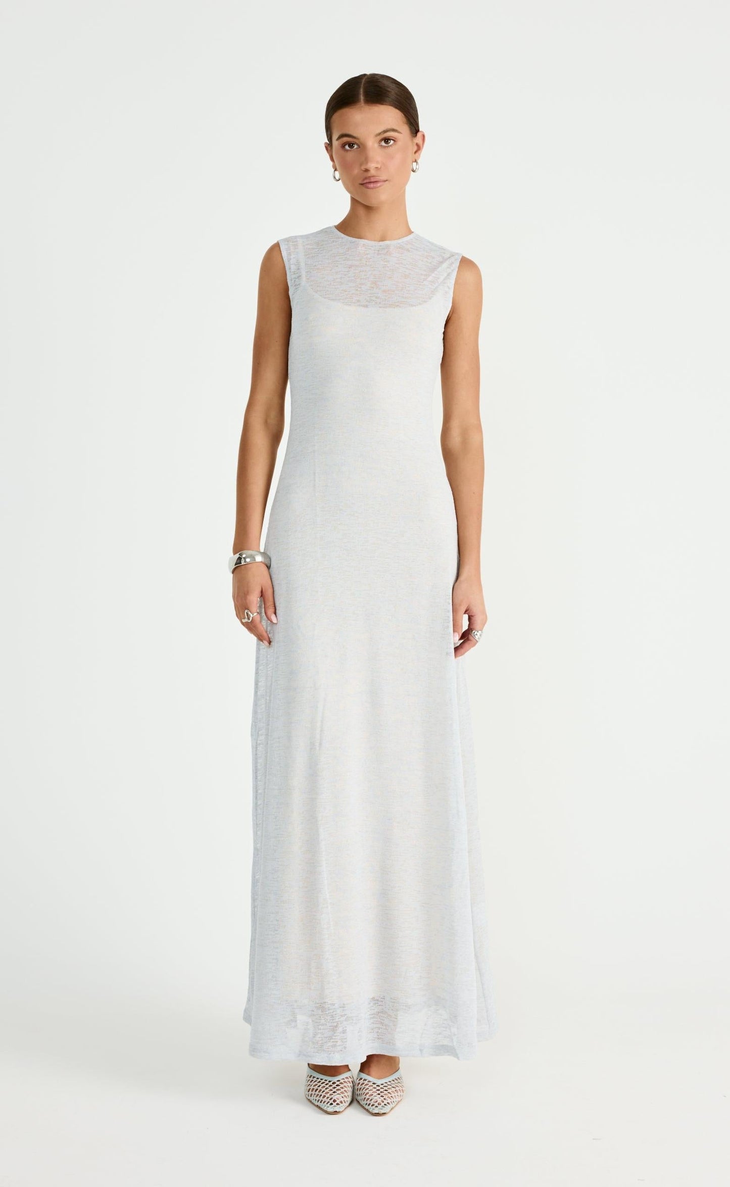 Camdyn Maxi Dress (Stone Blue)