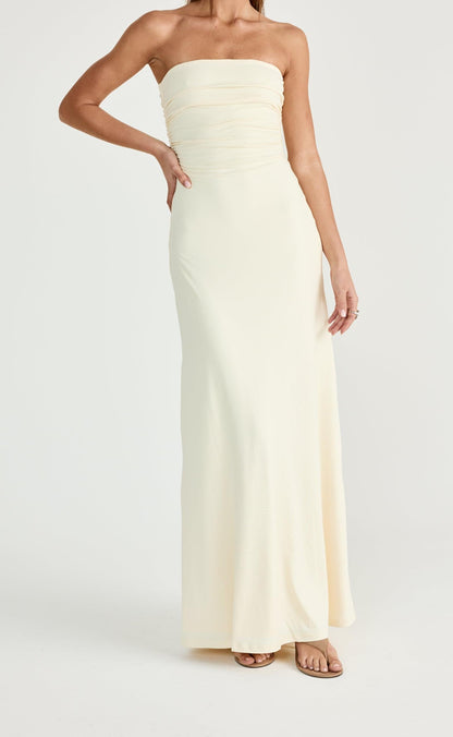 Sarie Maxi Dress (Butter)