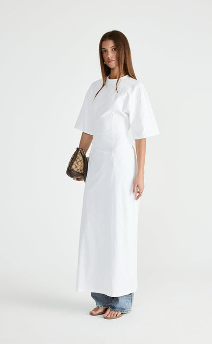 Echoes Maxi Dress (White)