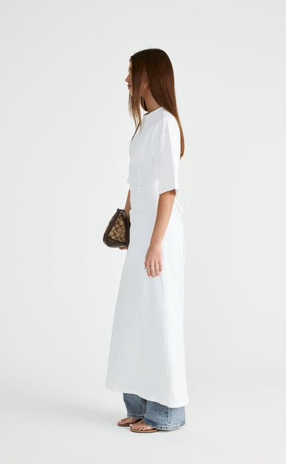 Echoes Maxi Dress (White)