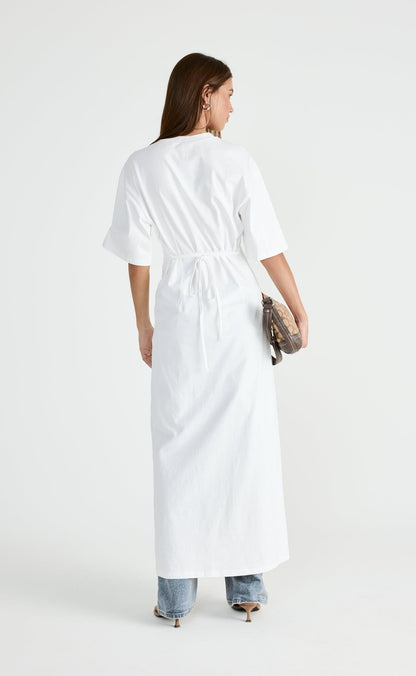 Echoes Maxi Dress (White)