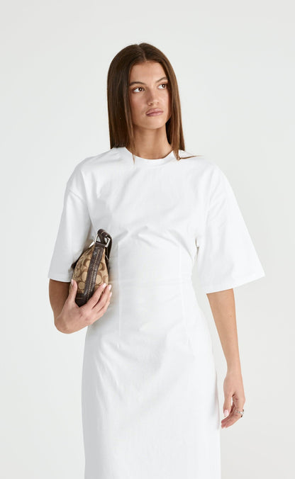 Echoes Maxi Dress (White)