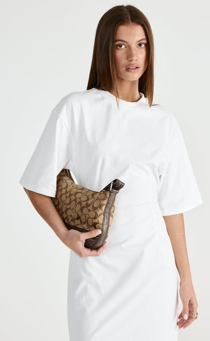 Echoes Maxi Dress (White)