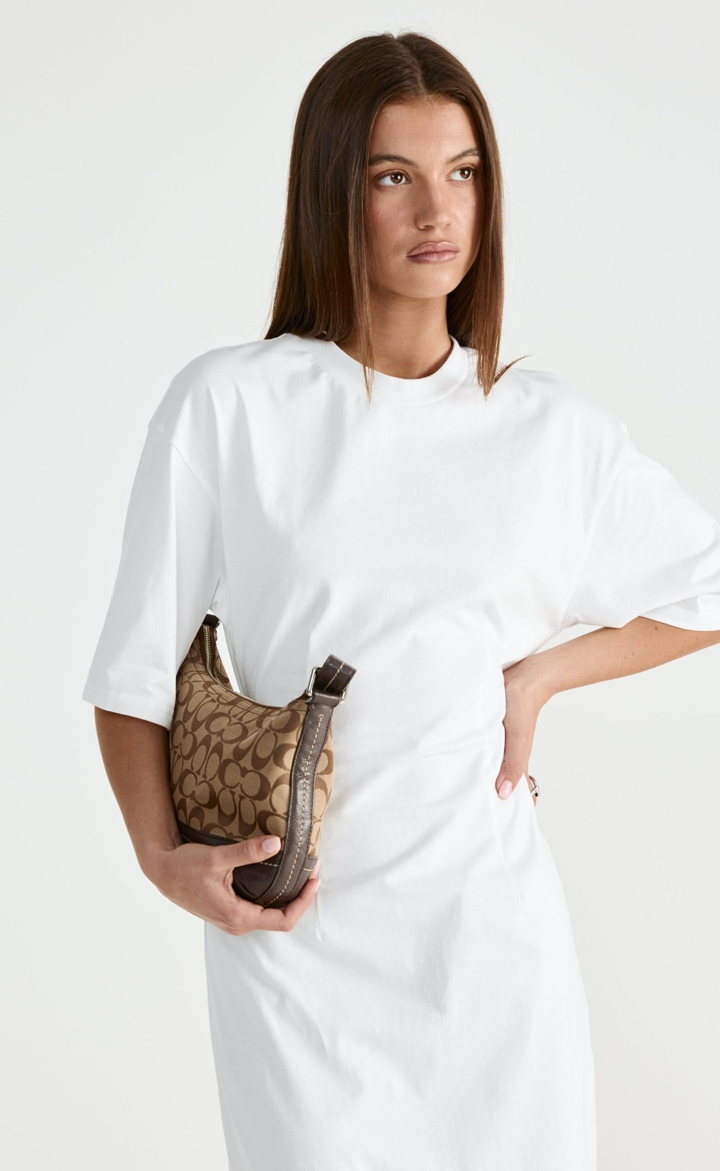 Echoes Maxi Dress (White)