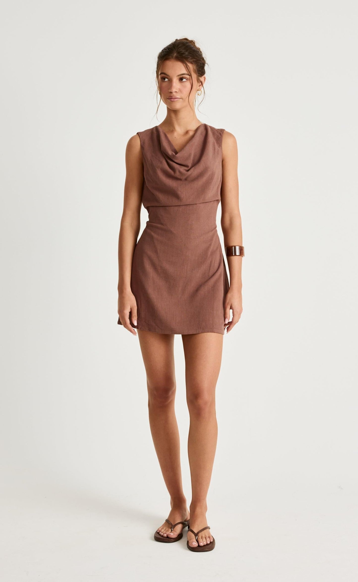 Shoreline Mini Dress (Oak)