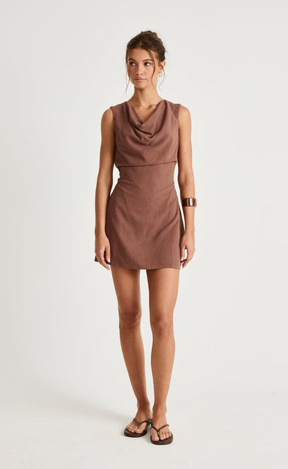 Shoreline Mini Dress (Oak)