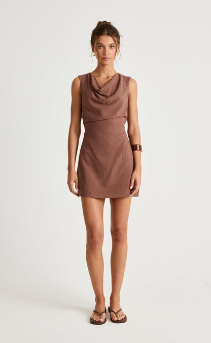Shoreline Mini Dress (Oak)