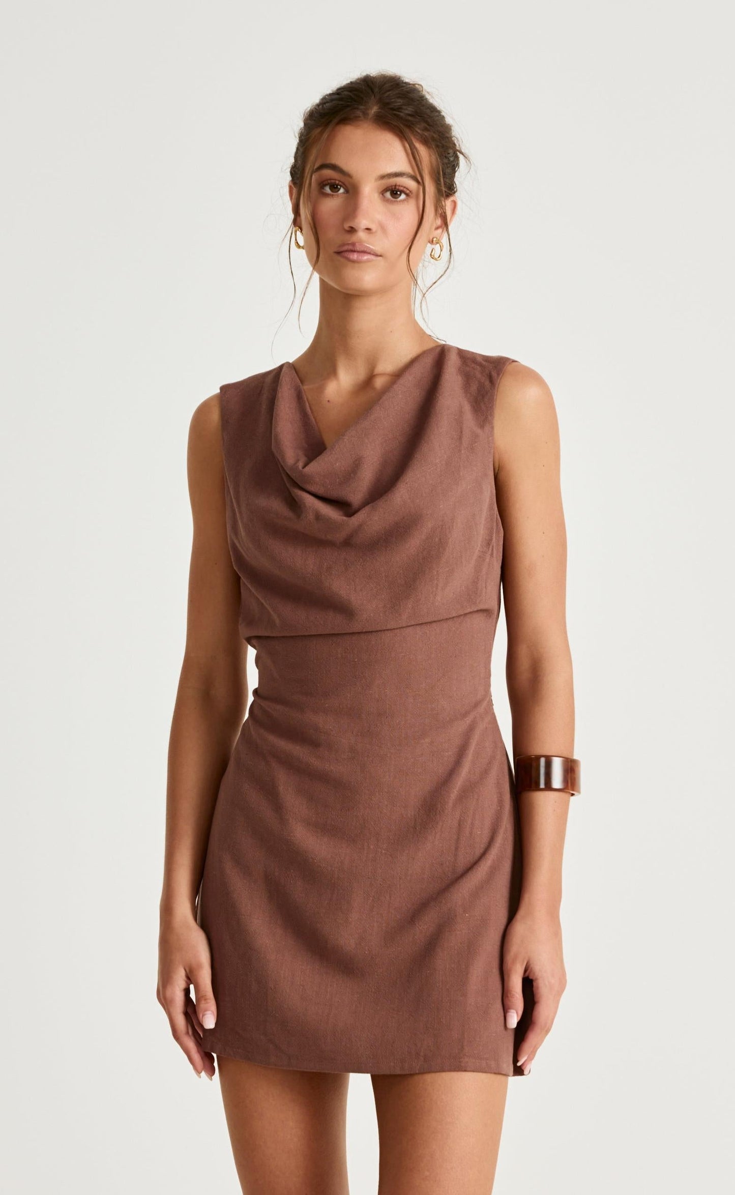 Shoreline Mini Dress (Oak)