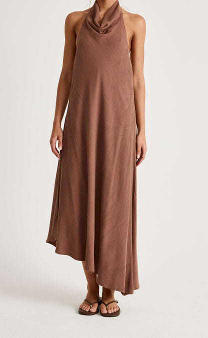 Mila Maxi Dress (Oak)