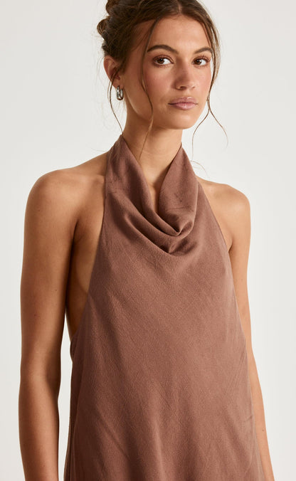 Mila Maxi Dress (Oak)
