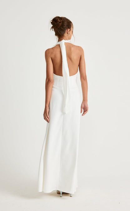 Sara Maxi Dress (White)