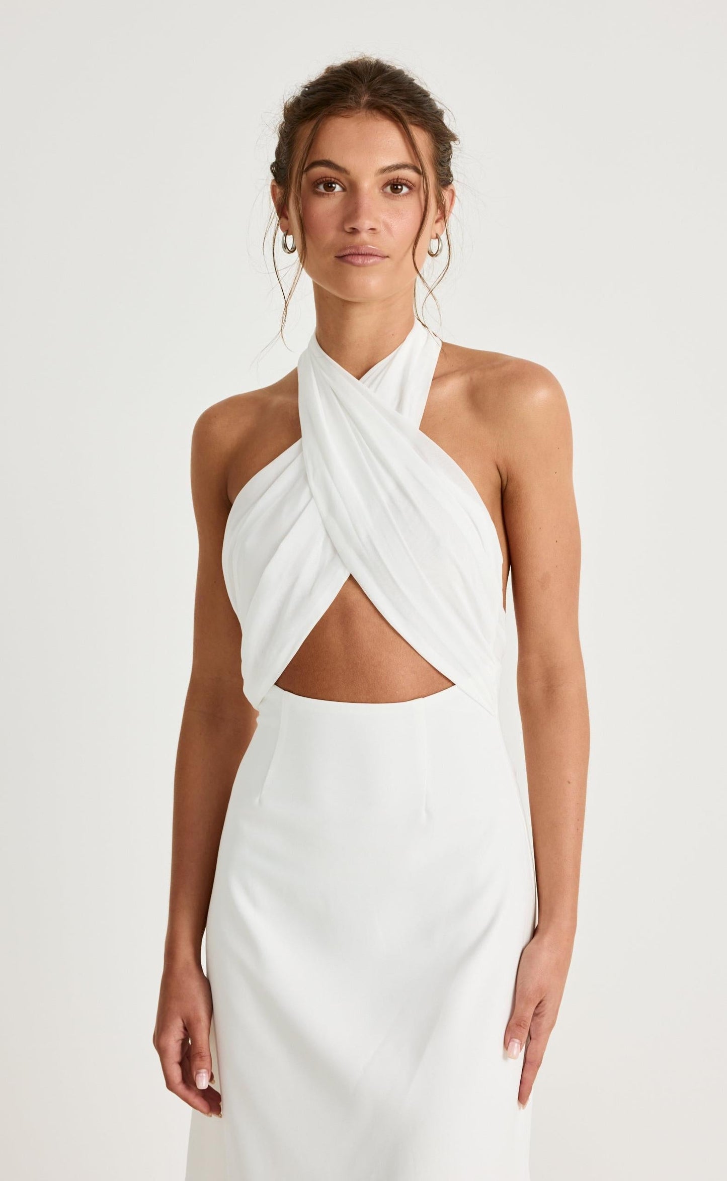 Sara Maxi Dress (White)