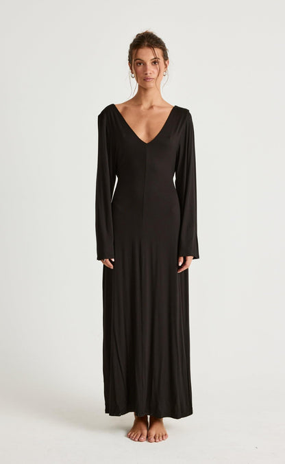 Harlow Maxi Dress (Black)