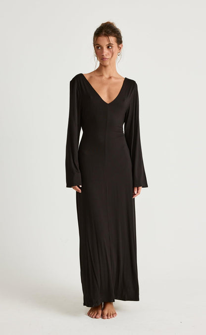 Harlow Maxi Dress (Black)