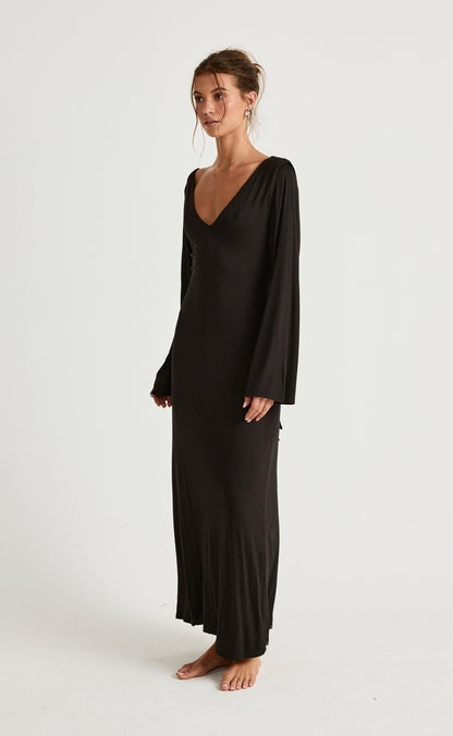 Harlow Maxi Dress (Black)