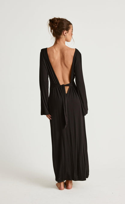 Harlow Maxi Dress (Black)