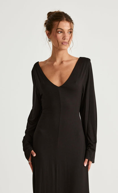 Harlow Maxi Dress (Black)