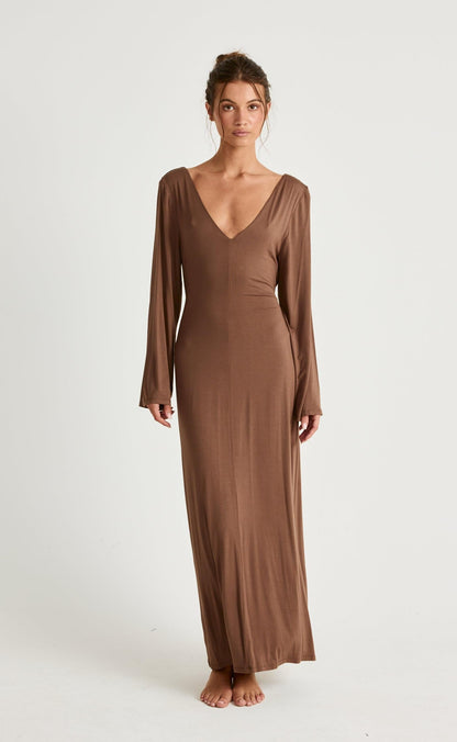 Harlow Maxi Dress (Oak)