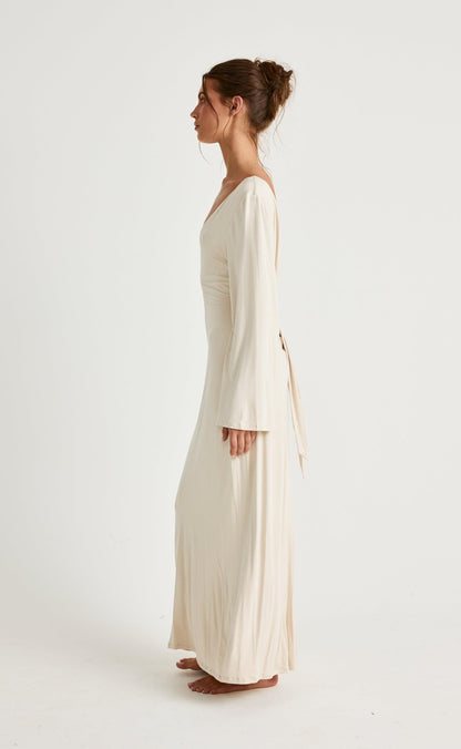 Harlow Maxi Dress (Iced Coffee)