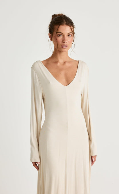 Harlow Maxi Dress (Iced Coffee)