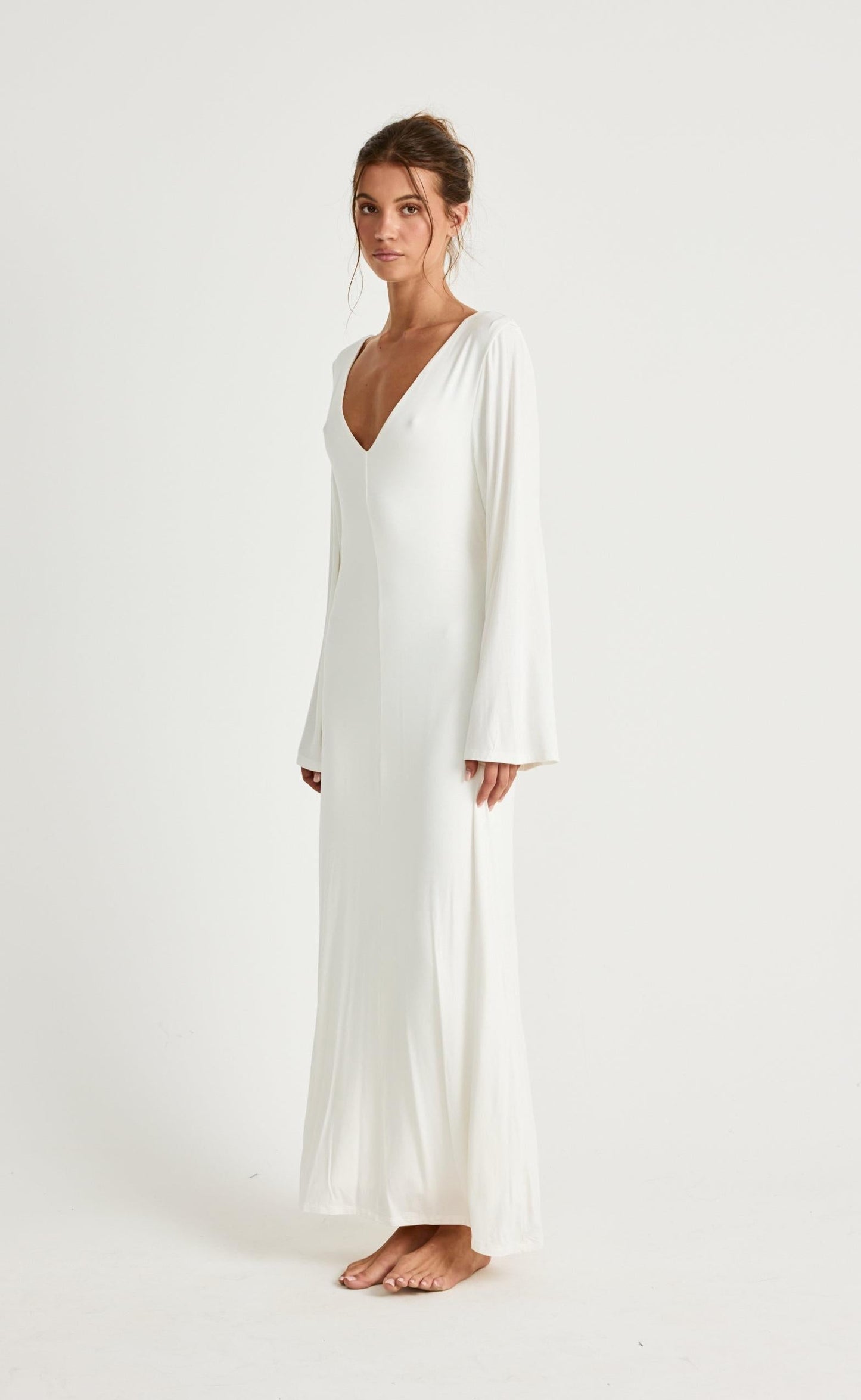 Harlow Maxi Dress (Off White)