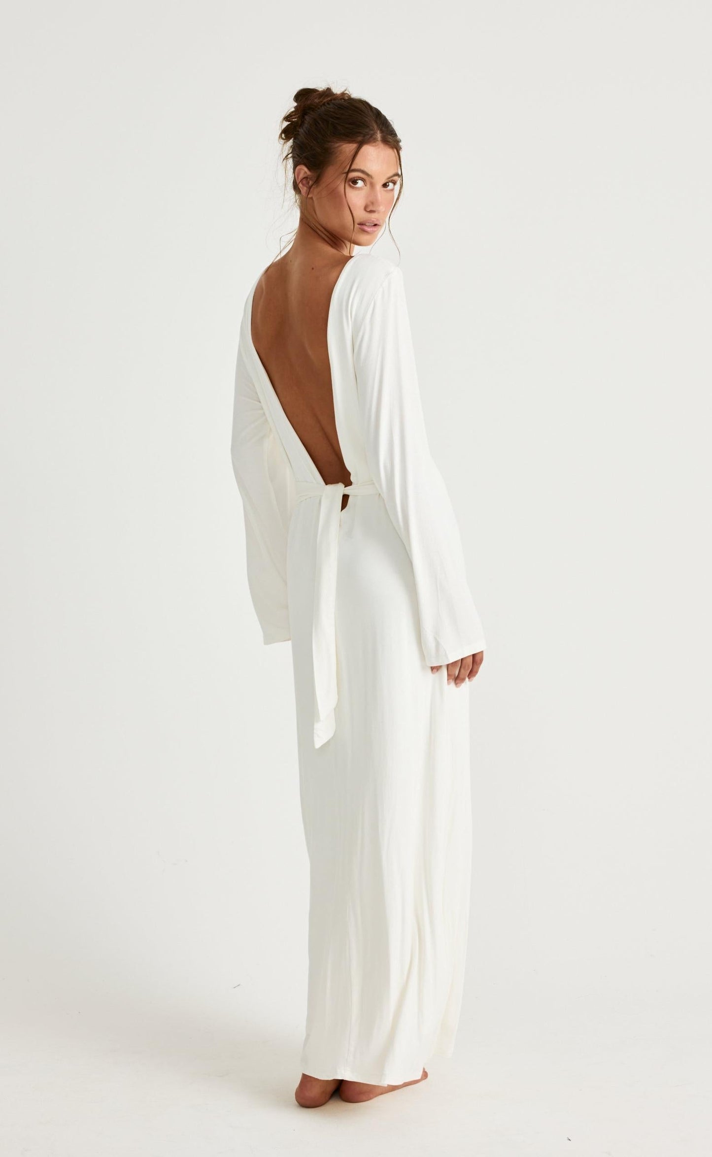 Harlow Maxi Dress (Off White)