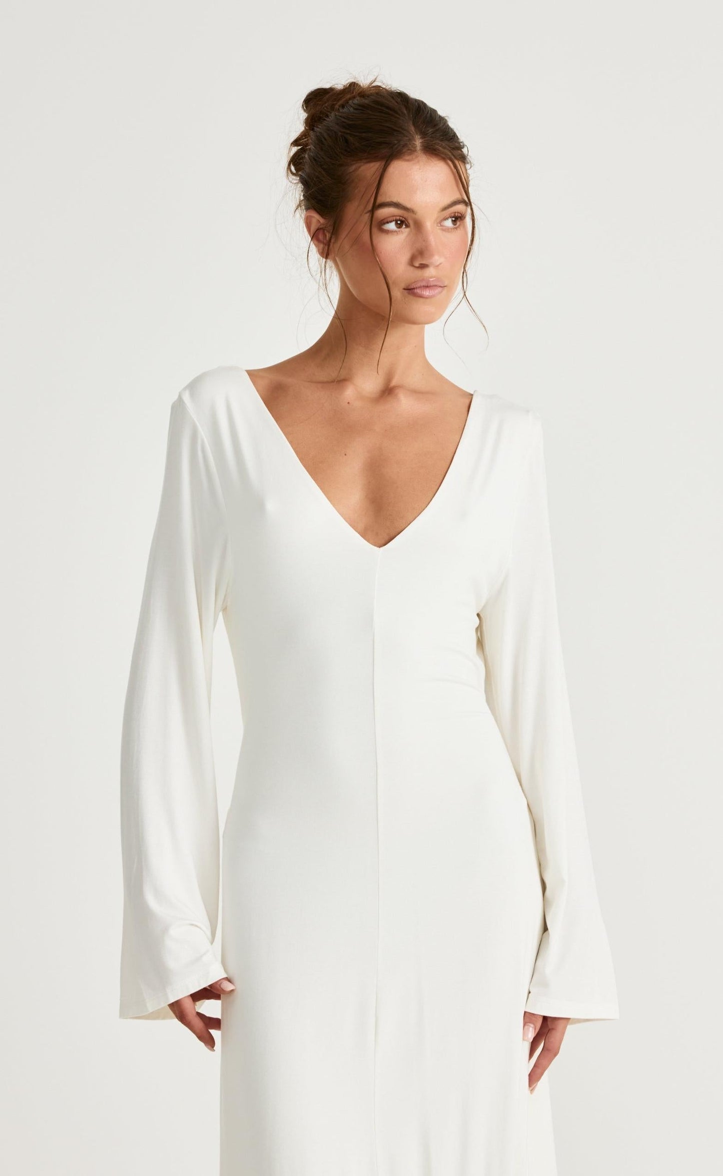 Harlow Maxi Dress (Off White)