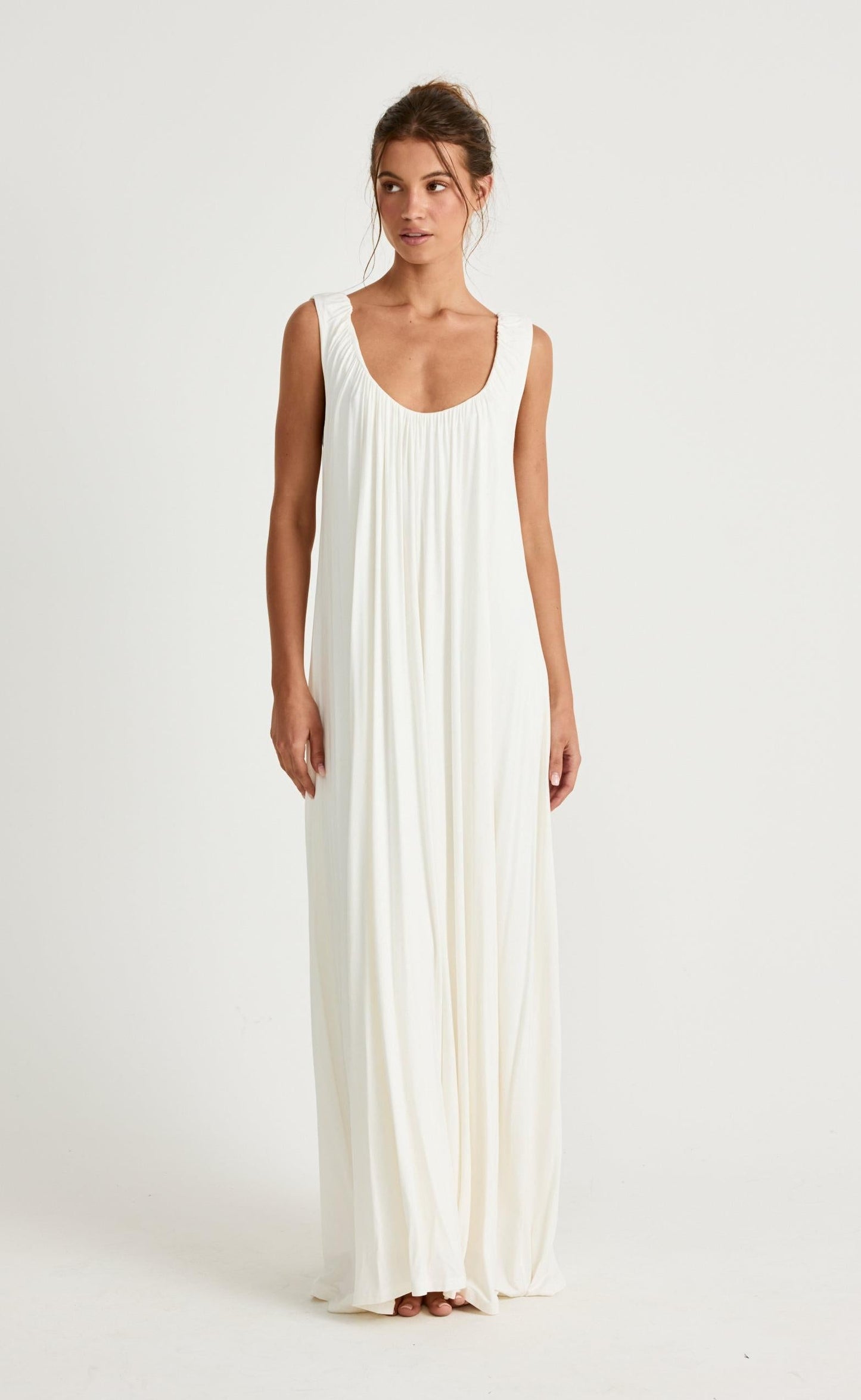 Selena Maxi Dress (Off White)