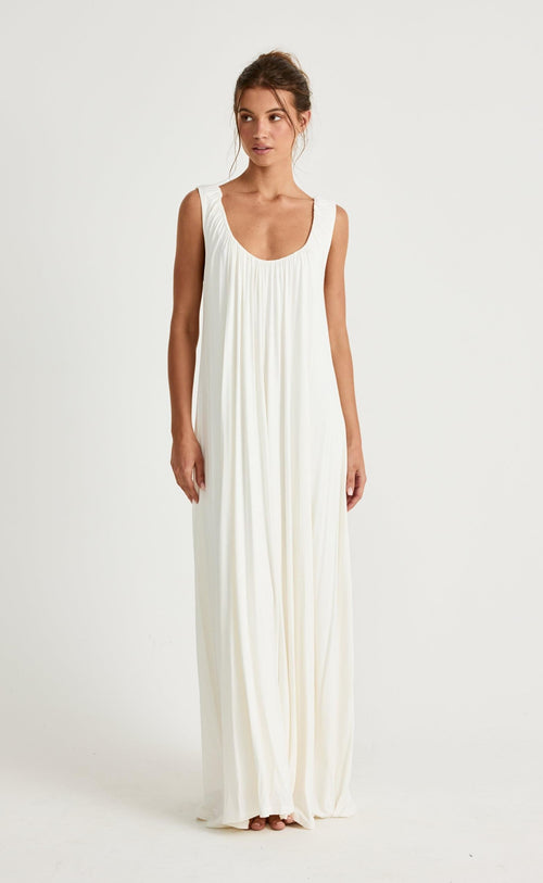 Selena Maxi Dress (Off White)