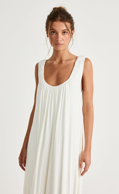 Selena Maxi Dress (Off White)