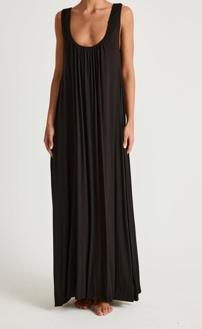 Selena Maxi Dress (Black)