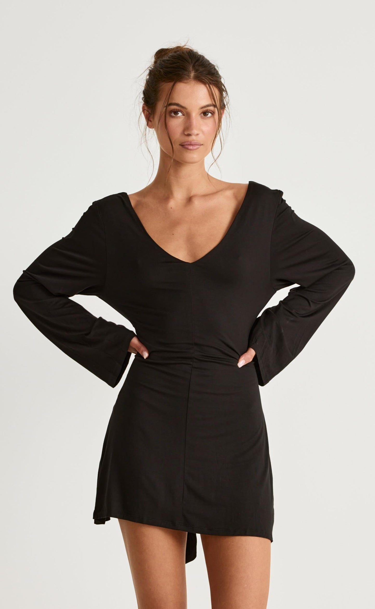 Harlow Mini Dress (Black)