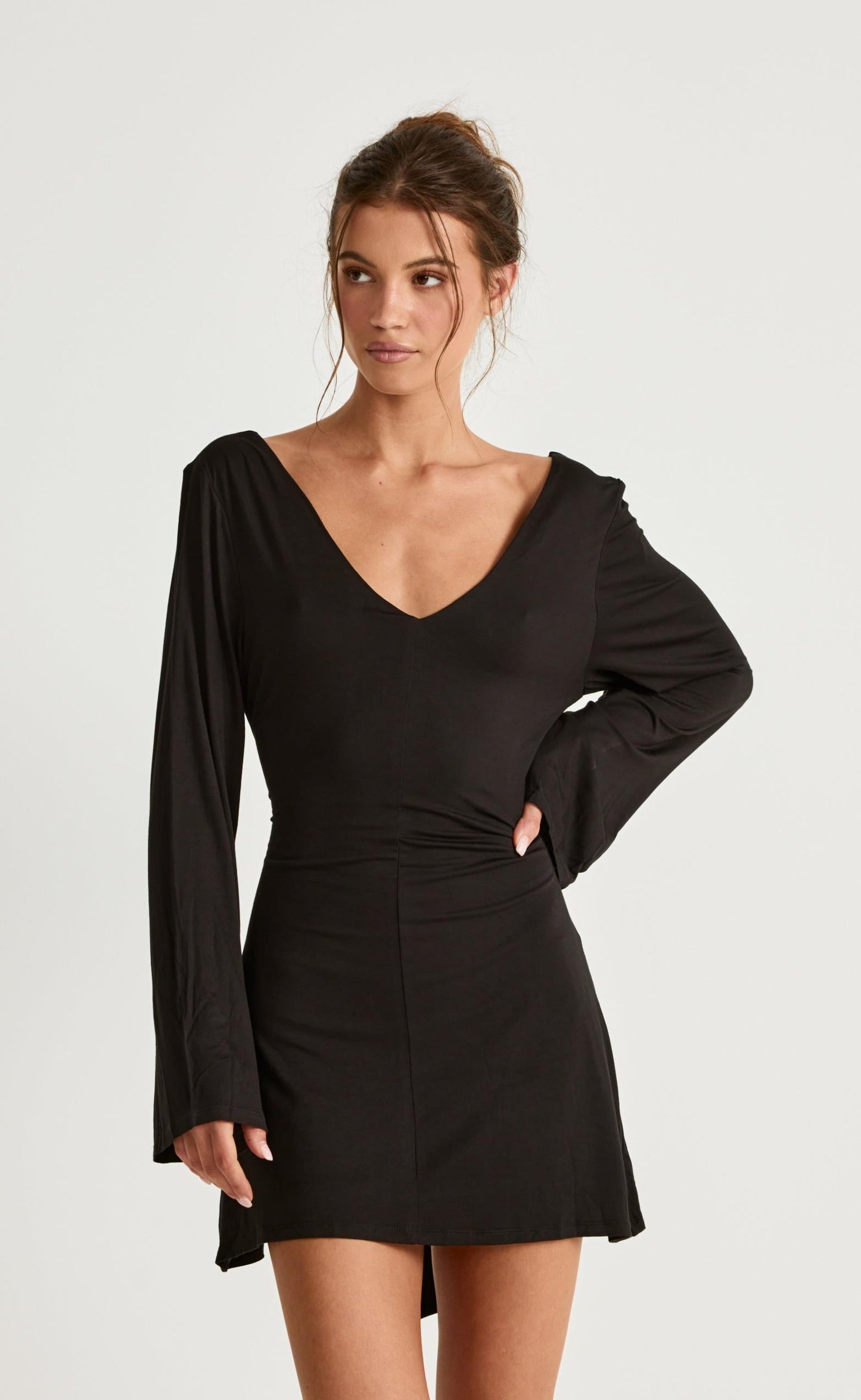 Harlow Mini Dress (Black)
