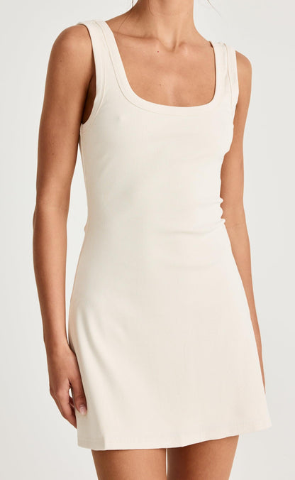 Jayden Mini Dress (Oat)