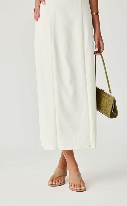 Hudson Midi Dress (Cream)