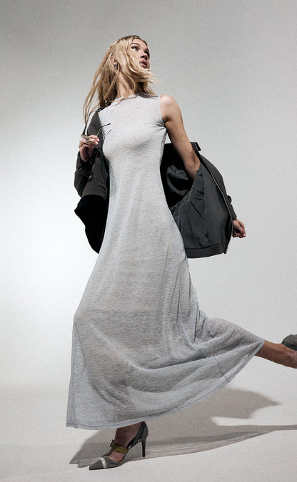 Camdyn Maxi Dress (Stone Blue)