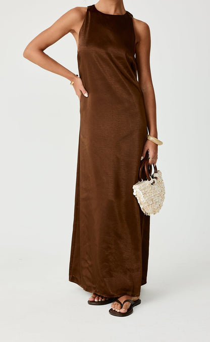 Juro Maxi Dress (Toffee)